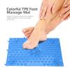 Aqur2020 Foot Massage Mat, Colorful TPE Foot Massage Mat Cushion Massage Pad Tension Release Pad for Home Outdoor Game (Blue) view 2