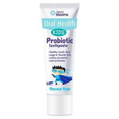 Blooms Kids Probiotic Toothpaste Flavour Free 50g