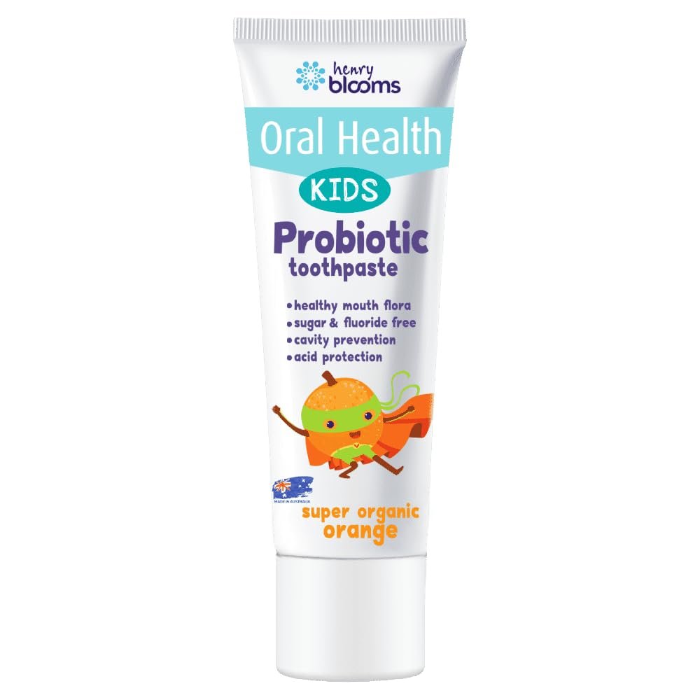 Blooms Kids Probiotic Toothpaste Organic Orange 50g