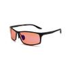 BRADDELL FL-41 Rose Tinted Blue Light Glasses for Migraine Light Sensitivity, Eyestrain and Fluorescent LED Glare (Aluminum Metal) view 2