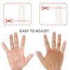 Sumifun Clear Finger Cots with Air Holes, 8PCS Silicone Finger Protectors Sleeves, Reusable Rubber Thumb Support for Wounds, Trigger Finger, Eczema, Hand Cracking, Arthritis (6PCS small + 2PCS big) view 4