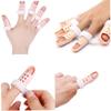 Froiny 1pc Metacarpal Finger Splint Plastic Hand Brace Stabilizer for Broken Fingers Straightening Arthritis Knuckle Immobilization, Yellow, One Size view 4
