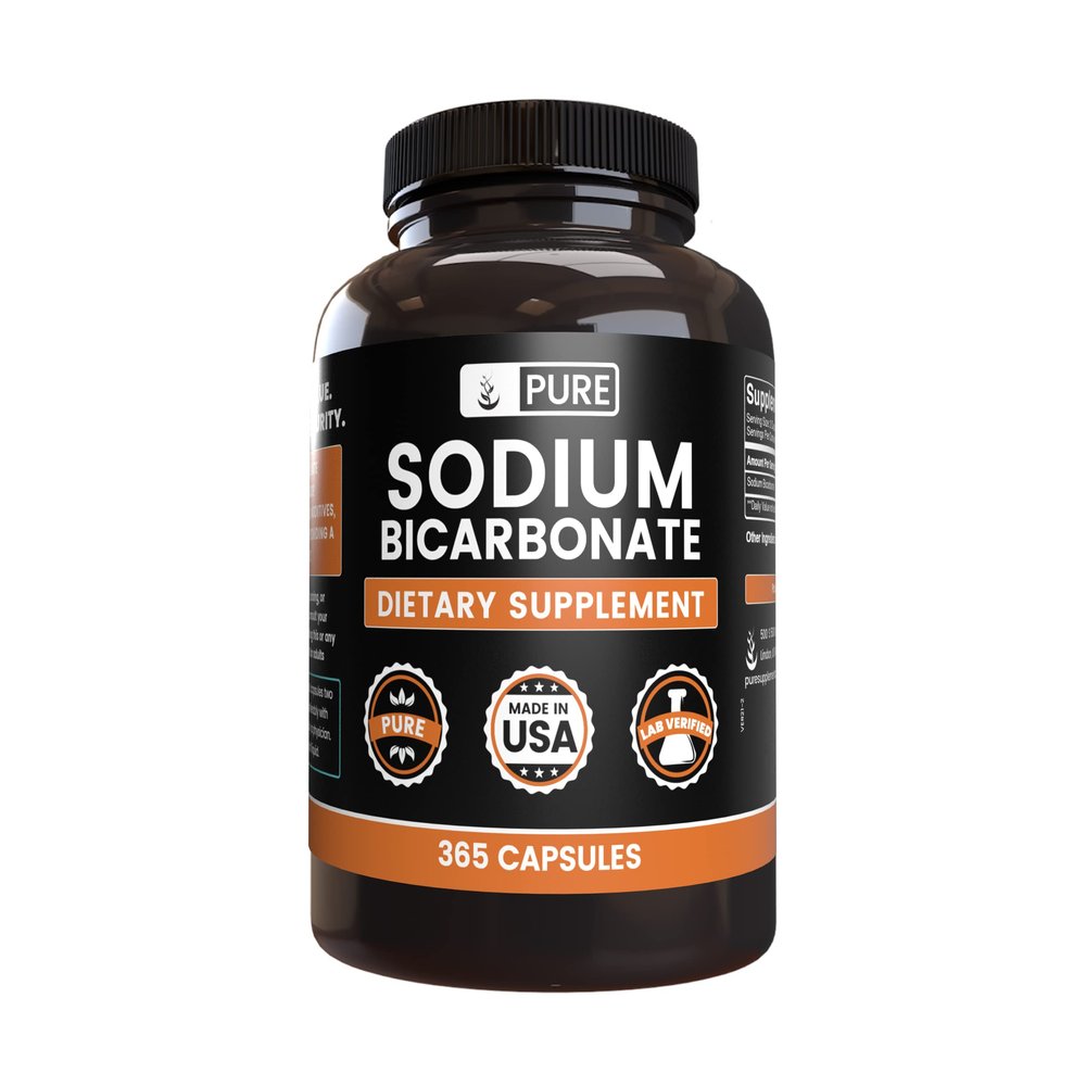 Pure Original Ingredients Sodium Bicarbonate (365 Capsules) No Magnesium Or Rice Fillers, Always Pure, Lab Verified