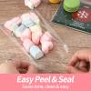Docvania Clear Resealable Cellophane Bags 4 X 5 Inch Self Sealing Cellophane Bags, 200Pcs Cookie Bag with Seal Packaging Treat Bag for Wrapping Bread, Soaps, Candies and Party Favors view 4