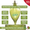 Sicilian Bronte Pistachio Spread - Gluten Free - NO Preservatives - NO Artificial Color - Gourmet Condiments - Net WT 7.05 oz ( 200g ) - Made in Italy ( Sicily - Bronte ) view 4