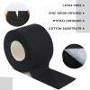 4 Pcs Pre Wrap Tape Athletic Finger Wrist Tape Sports No Sticky Residue Very Strong Easy Tear First Aid Injury Wrap for Athletes Trainers Boxing, 1.5 Inch x 33 Feet (Black, White) view 3