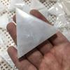 1pc White Folk Crafts Healing Crystal Stone Selenite Triangular Slice for Home Decoration view 1