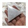 1pc White Folk Crafts Healing Crystal Stone Selenite Triangular Slice for Home Decoration view 2
