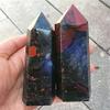 1pc Natural Crystal Handicraft Towers Handicraft Blood Stone Wand Point for Decoration 600-700g view 3