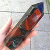 1pc Natural Crystal Handicraft Towers Handicraft Blood Stone Wand Point for Decoration 600-700g view 4