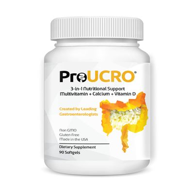 ProUCRO Gut Multivitamins: Nutritional Support for IBD Softgels 30-Day Supply