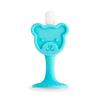 oogiebear Infant-to-Toddler Training Teether Toothbrush - 0-2 Years - 360 Soft Silicone, Promotes Safe Brushing, Baby & Kids Health - Teddy Bear Design Oral Care - 1 Unit view 2