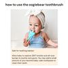 oogiebear Infant-to-Toddler Training Teether Toothbrush - 0-2 Years - 360 Soft Silicone, Promotes Safe Brushing, Baby & Kids Health - Teddy Bear Design Oral Care - 1 Unit view 4