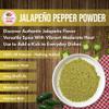 Jalapeno Powder Seasoning 1LB (16oz)  Natural and Premium. Great For Chili, Salsa, Spice Blends, Stews, Tacos, Corn Bread. Medium to High Heat - fruity, spicy hot flavor. By Amazing Chiles & Spices. view 3