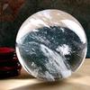 1pc White Smelting Stone Big feng Shui Clear Quartz Crystal Ball for Decoration 200mm view 2