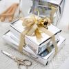 RUSPEPA Silver Metallic Wrapping Paper - Solid Color Paper Perfect for Wedding, Birthday, Christmas, Baby Shower - 17 Inches X 32.8 Feet view 3