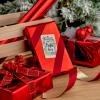 RUSPEPA Red Metallic Wrapping Paper - Christmas Wrapping Paper Perfect for Wedding, Birthday, Christmas, Baby Shower - 17 Inches X 32.8 Feet view 4