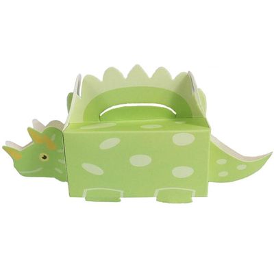 TOSSPER 10pcs Dinosaur Shape Party Box Baby Shower Candy Box Kids Birthday Paper Boxes for Packaging