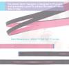 Airfit P10 Strap for Her Airsense 10 Supplies Replacement Quick Fit Elastic Headgear for Nasal Pillow System - Standard Pink//Grey (2-Pack) view 4