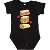 inktastic Sandwich Lover Deli Food Baby Bodysuit Newborn 0040 Black 3fa06 view 1