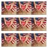 4th of July (Nr5) - Edible Cake Strips - 2.5" x 10.5" Strips (3 pieces/sheet) view 1