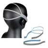 Airfit P10 Strap CPAP Nasal Pillows Replacement Headgear Stability and Comfort Compatible with Airfit P10 Airsense 10 11 Nasal Pillow Mask Blue // Grey (2-Pack)