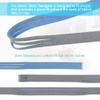 Airfit P10 Strap CPAP Nasal Pillows Replacement Headgear Stability and Comfort Compatible with Airfit P10 Airsense 10 11 Nasal Pillow Mask Blue // Grey (2-Pack) view 3