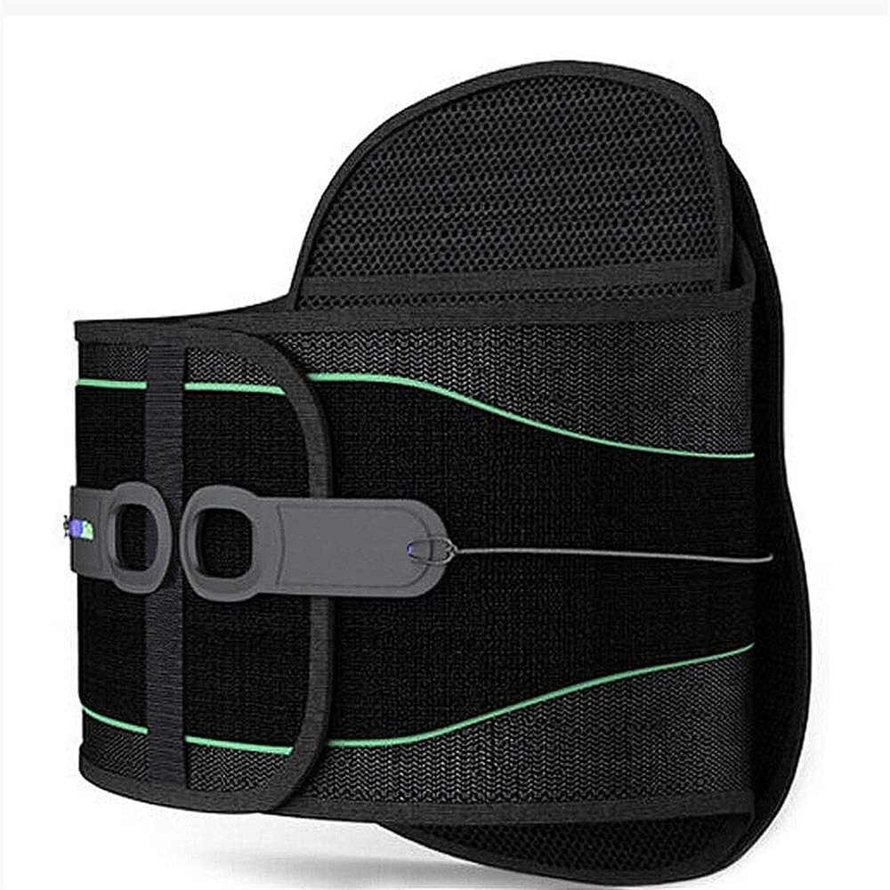 XMSM Lower Back Brace Pain Relief with Pulley System, Adjustable Lumbar Support Belt for Women and Men Herniated Disc Drawstring Design Waist Straps (Size : Large)