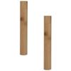 2pcs Toothbrush Holder Compact Storage Container for Travel Outdoor and Camping Lightweight and Toothbrush Organizer Wood view 1