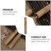 2pcs Toothbrush Holder Compact Storage Container for Travel Outdoor and Camping Lightweight and Toothbrush Organizer Wood view 2