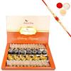 Jaiccha Ghasitaram Rakhi Gifts for Brothers Dryfruit Fancy Sweets with Kaju Katli 800 GMS with Beads Rakhi view 1