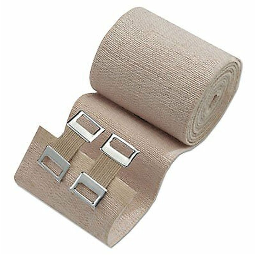 4 Pc Elastic Bandage Wrap 2" Compression with Metal Clips Ankle Wrist First Aid