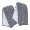 Superio Microfiber Mop Pads, Refill Miracle Mop, Dust Mop Replacement Head 16 Inch Damp Mop Refill for Flat Mop Set, with Velcro-Grey, 2 Pack view 1