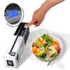 Plastic Food Wrap- 800 SQ. FT. BPA-Free, Includes Optional Slide Cutter, Extra Cling And No Mess, Clear view 3