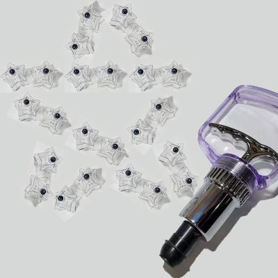 24PCS Star Shape Cups Plastic Thickened Reusable Cupping Device Cupping Therapy Cupping Cup Beauty Healthy