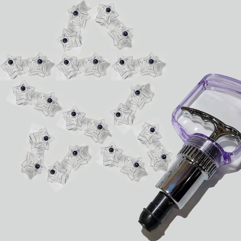 24PCS Star Shape Cups Plastic Thickened Reusable Cupping Device Cupping Therapy Cupping Cup Beauty Healthy