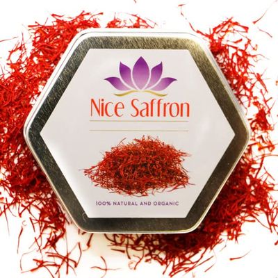 Nice Saffron Premium Saffron Threads 2 Gram (0.07 oz) | Red Gold Saffron Spices for all Cooking | Professional Chef Quality Saffron Original Threads for tea