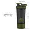 Artoid Sports Protein Shaker Bottle, 24-Ounce, Dual Mixing Technology, BPA Free, Black/Moss Green view 4