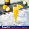 JOLLY CHEF 100 Pack Plastic Champagne Flutes Disposable 4.5 oz Gold Glitter Plastic Champagne Glasses for Wedding, Thanksgiving Day, Christmas view 4