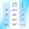 AEVEONE Personal Massager - Handheld Wand Feature, Quiet & Waterproof - 20 Speeds 8 Patterns Cordless Vibrating for Neck, Back Pain, Tension Relief & Sports Recovery - Light Pink view 3