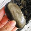 1pc Natural Crystal Gold Sheen Obsidian Palm Stone Healing Obsidian Palm Stone view 3