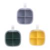 3pcs Organizer Travel Case for Fish Oil and Medication Compact Daily Storage Holder Compartments and Lightweight and Portable for view 1