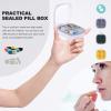 3pcs Organizer Travel Case for Fish Oil and Medication Compact Daily Storage Holder Compartments and Lightweight and Portable for view 4