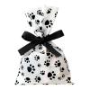 100 Pieces Money Treat Bags Sign Party Favor Candy Cellophane Bag Loot Bags for Party Sign Sacks with 22 Yards Ribbon for Toy Favor Theme Supplies, 6 x 9 Inch(Paw Style) view 3