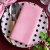 Baby Pink Paper Napkins | Linen Feel Guest Disposable Cloth Like Dinner Napkins | Hand Towels | Soft, Absorbent, Paper Hand Napkins for Kitchen, Bathroom, Parties, Weddings, Dinners | 50 Pack view 2