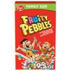 Fruity PEBBLES Breakfast Cereal for Kids, Gluten Free, Made with Sweetened Puffed Rice, Family Size, 19.5 oz view 1