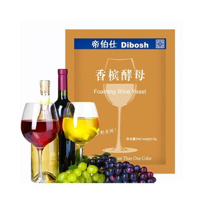 5g wine yeast family fermentation fruit brewing accessories wine beer yeast pectinase bentonite tannin 18% vol Oenology Products (Foaming Wine Yeast)