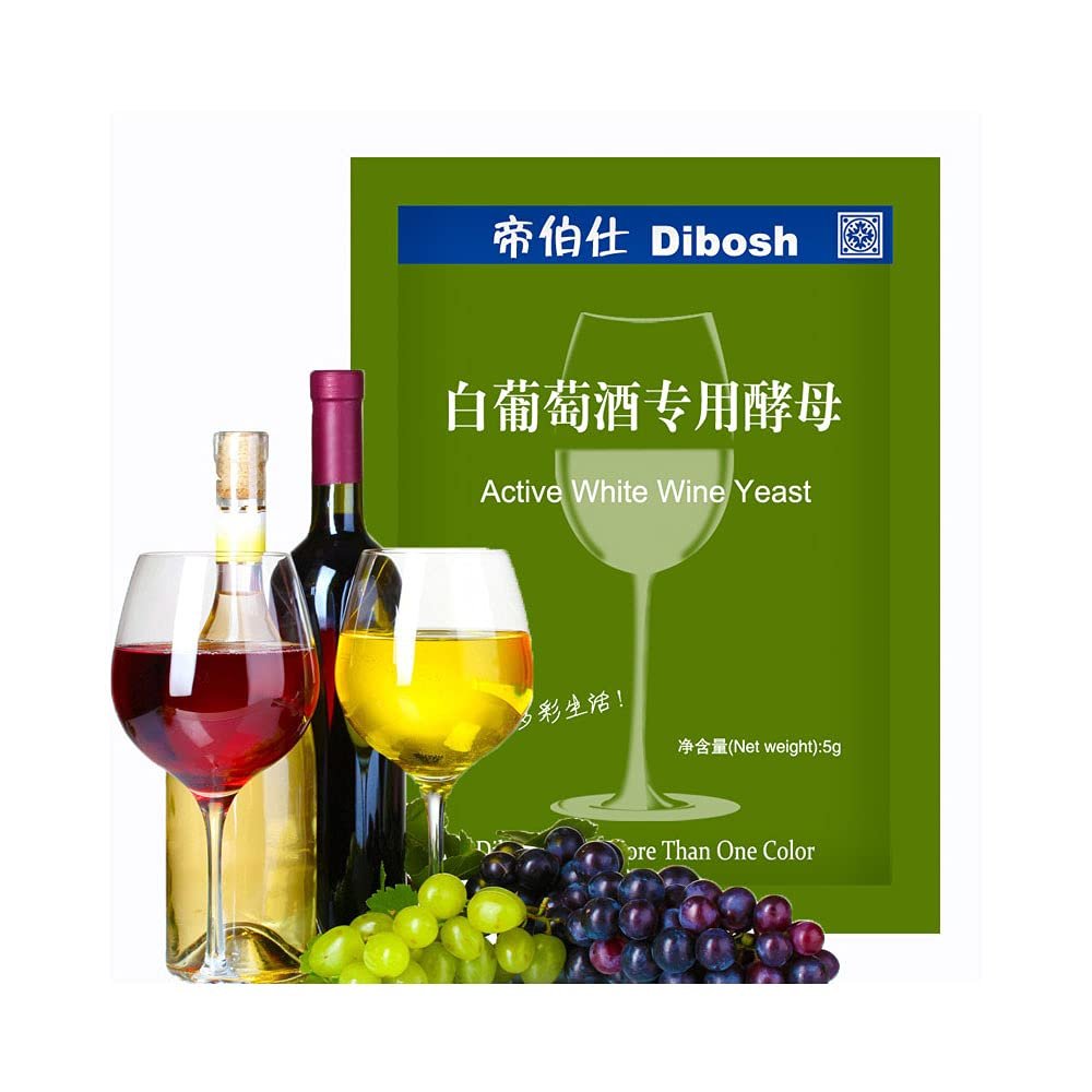 5g wine yeast family fermentation fruit brewing accessories wine beer yeast pectinase bentonite tannin 18% vol Oenology Products (White Wine Yeast)
