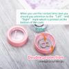 Ofone Contact Lens Remover Tool, Applicator with Lenses Case Tweezers Soft Silicone Scoop Portable Contacts Storage Container Kit for Soft Lenses (Pink) view 4