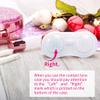 ofone Contact Lens Case, Bling Stars Cute Contact Lenses Holder Travel Kit with Remover Tool Tweezers Solution Bottle Mirror Portable Contacts Storage Container for Women Girl (Pink) view 4